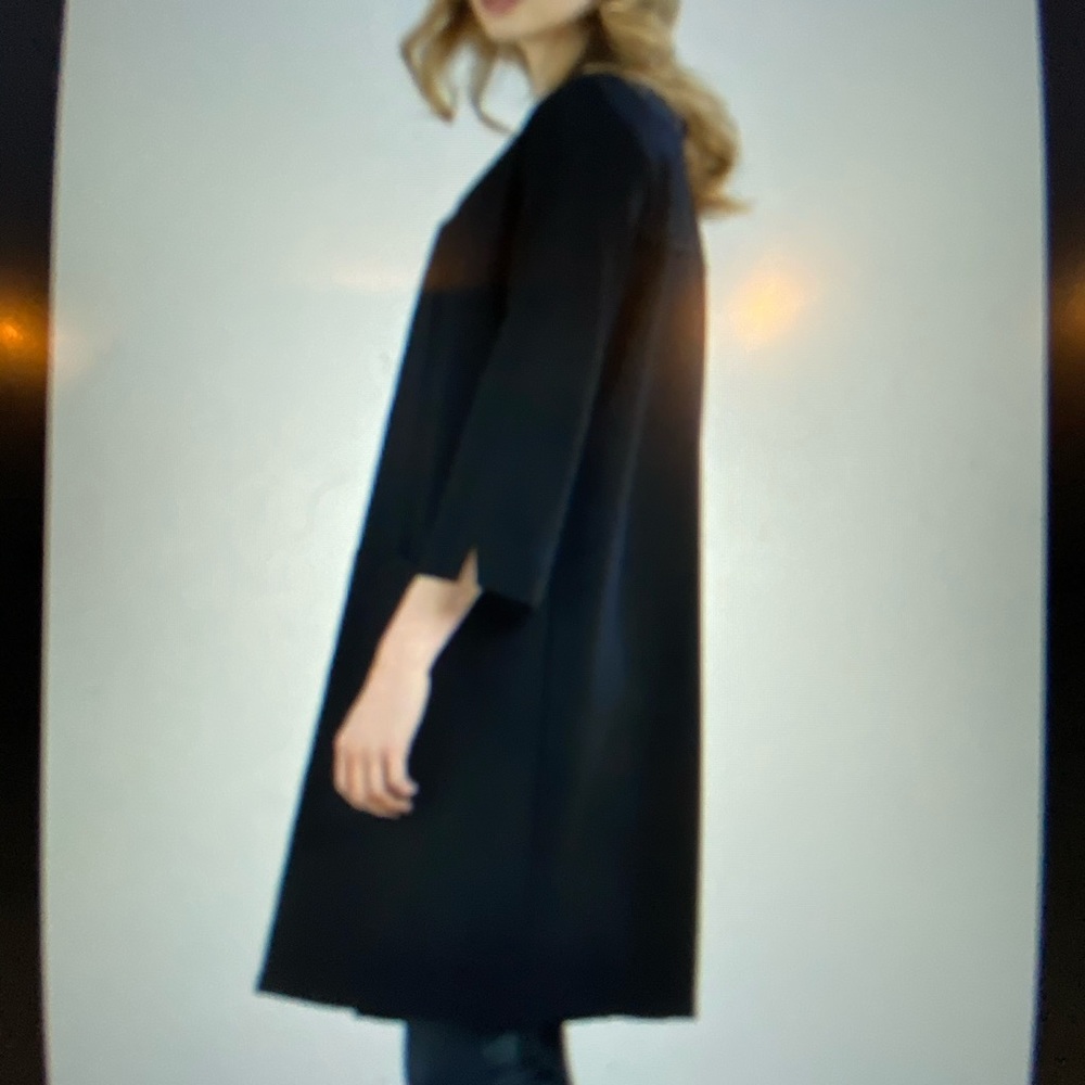 NWT Clara Sunwoo Twill Sweater Pocket Duster